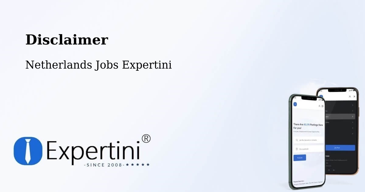 Disclaimer – Gemonde - Netherlands Jobs Expertini