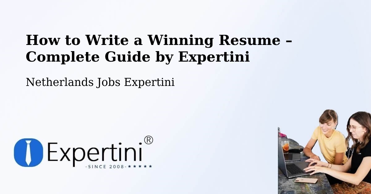 Resume Writing Guide for Job Seekers – Gemonde - Gemonde, Netherlands Jobs Expertini